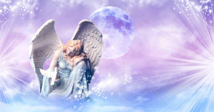 angel number 33 statue