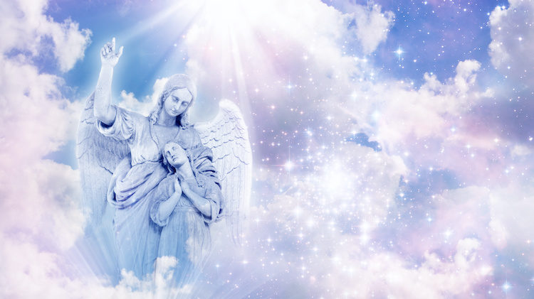 angels in sky